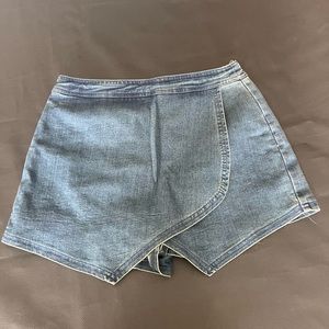 Denim Skort